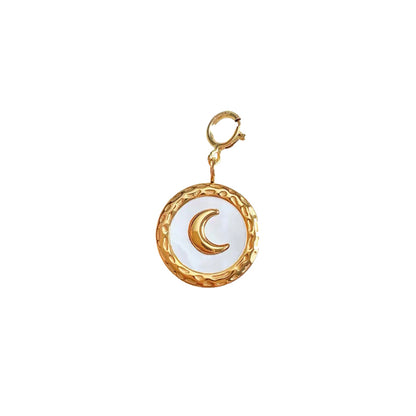 Lua Round Pendant Charm