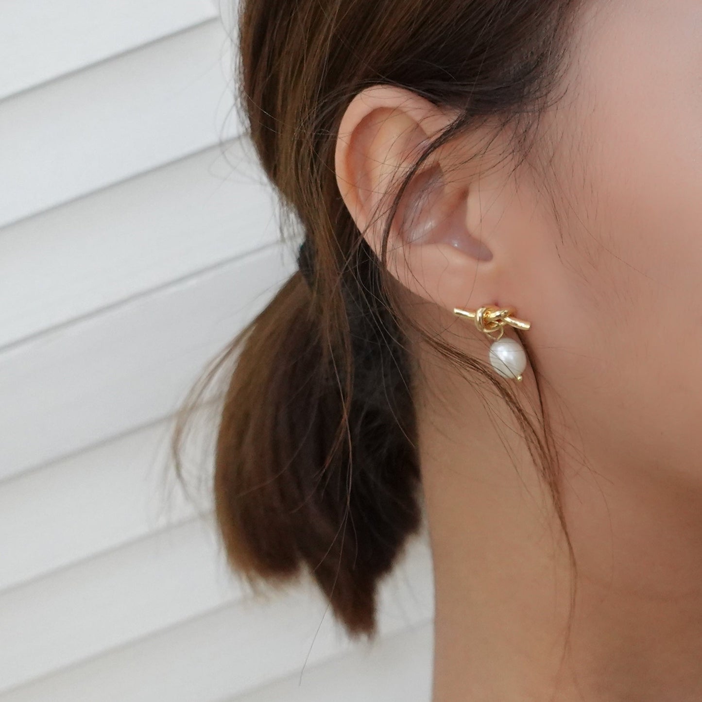 Esen Knot Drop Earrings