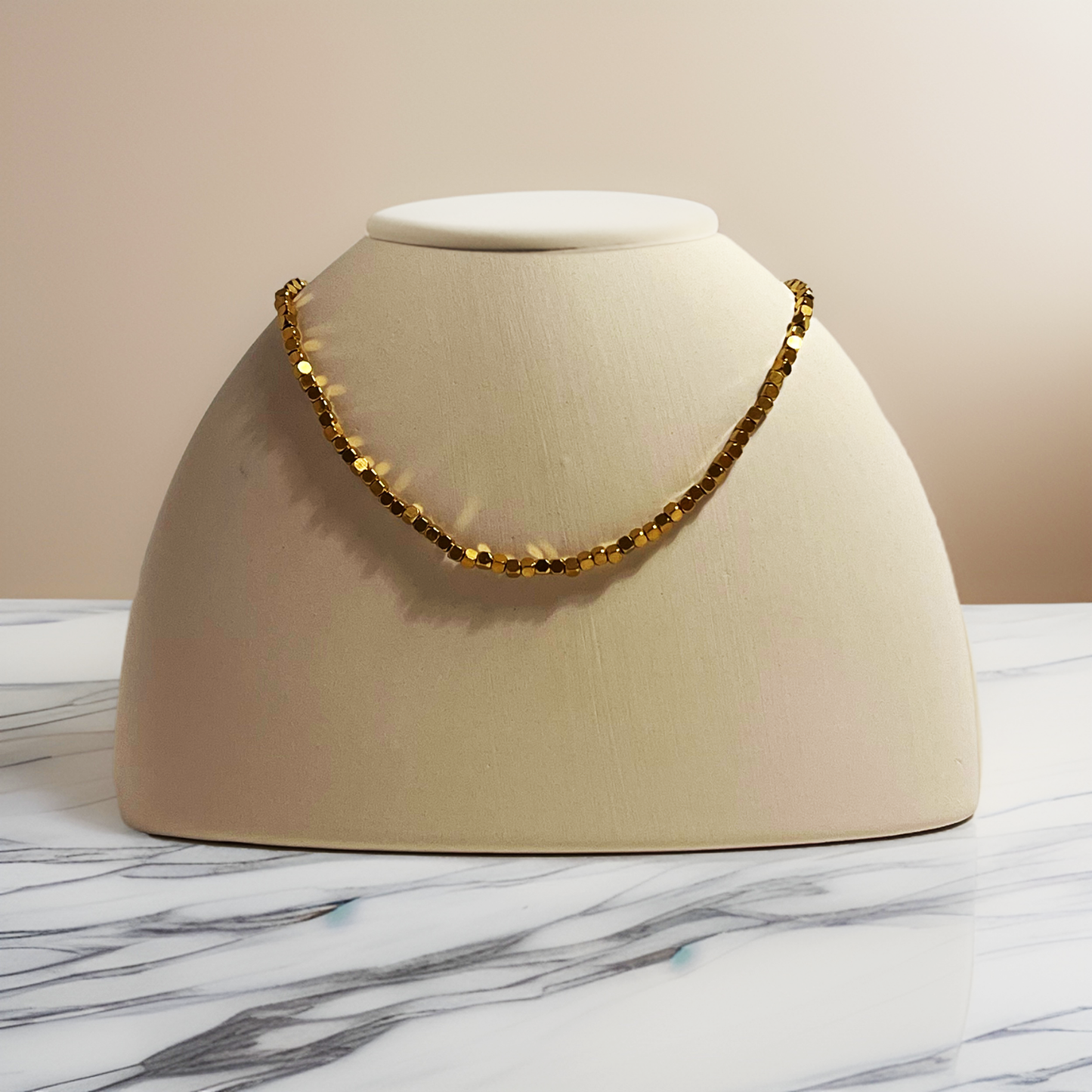 Lochlan Cluster Gold Chocker