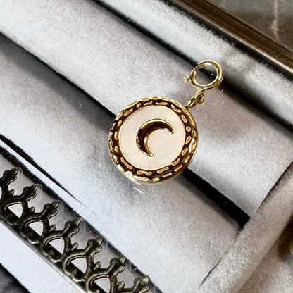 Lua Round Pendant Charm