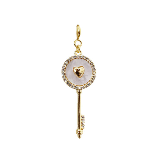 Ondine Key Pendant Charm