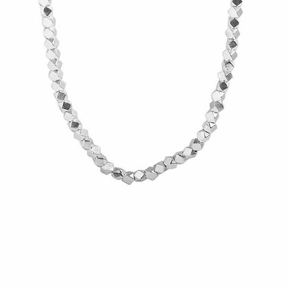 Lochlan Cluster Silver Chocker